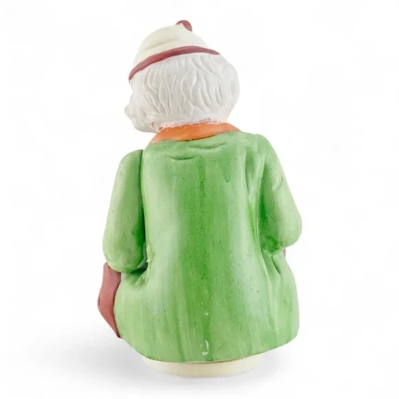 Vintage Porcelain Bisque Musical Clown Figurine - Plays Send In The Clowns​ - Picture 5 of 7